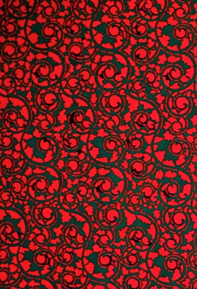 
Arabesque
black and green on red