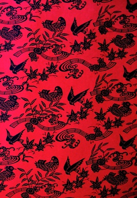 
Birdsong
black on red